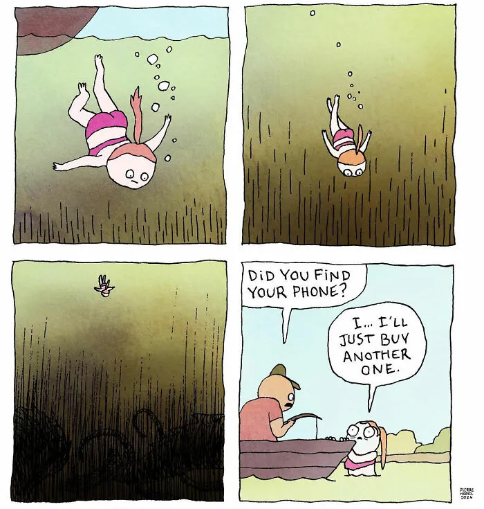 Embracing Life's Absurdity: 30 New Comics By Pierre Mortel