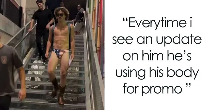 "Using His Body For Promo": Singer Benson Boone Leaves Concert In A Speedo, Sparks Outrage
