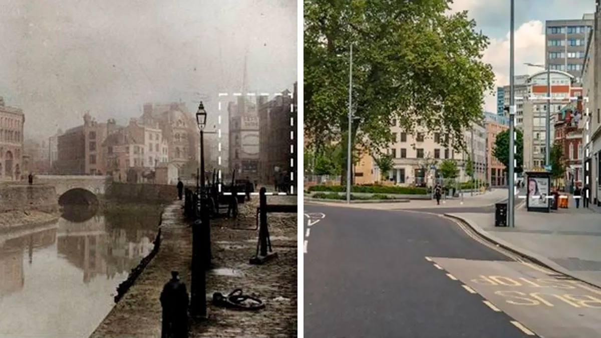30 Pics Of Cities In The Past And The Present, As Shared By This FB Page