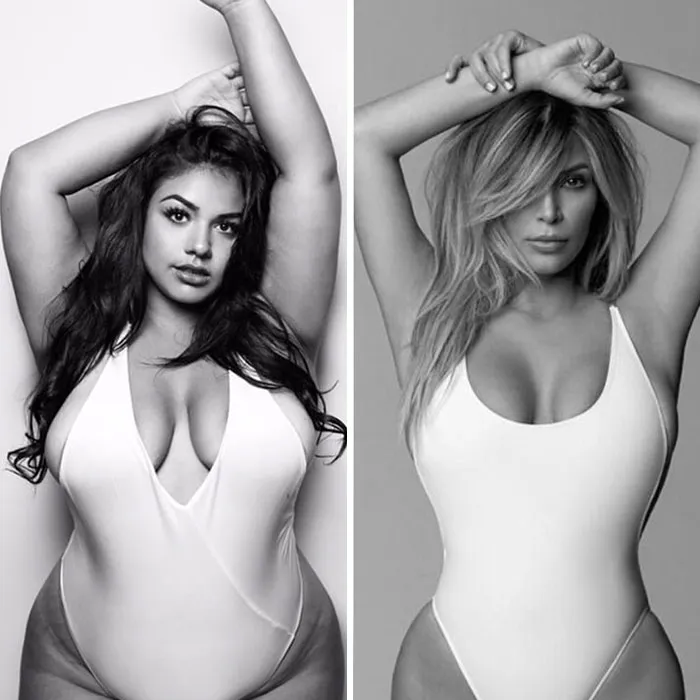 Diana Sirokai's Recreation Of Kim Kardashian's Look