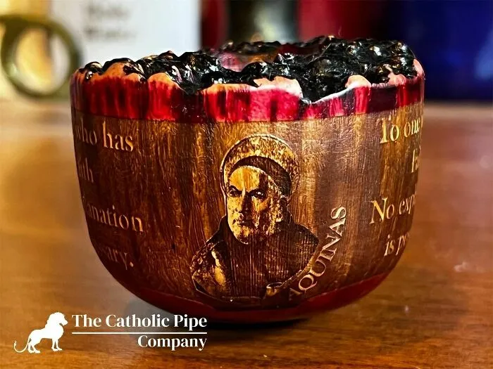 This Nebraskan Artist Crafts Incredible Pipes Featuring Saints, Angels, And Sacred Symbols (29 Pics)