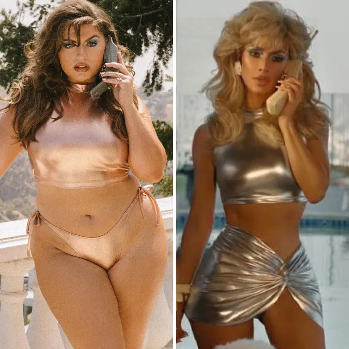 Gabriella Athena Halikas's Recreation Of Kim Kardashian's Look