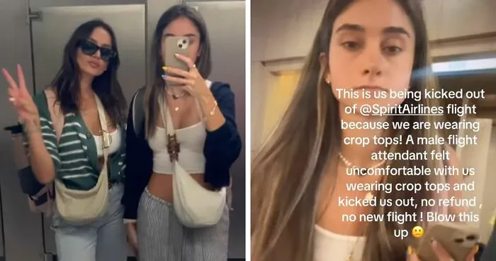 Women Kicked Out Of Plane After Crew Told Them To 'Cover Up' Due To Their Crop Top Outfits