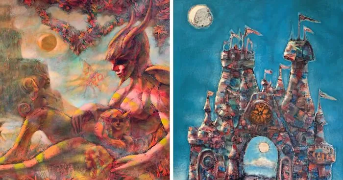 Rare Early Works Of Psychedelic Art Pioneer Burt Shonberg On Display In LA After 50 Years (24 Pics)