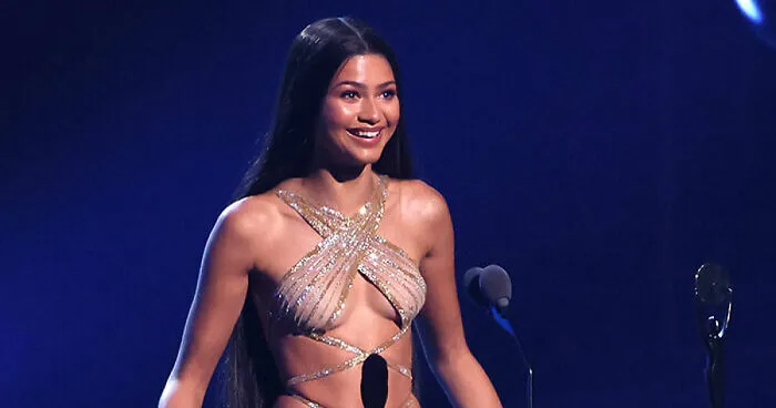 Zendaya Wows In Barely-There Dress At Cher's Rock & Roll Hall Of Fame Induction Ceremony