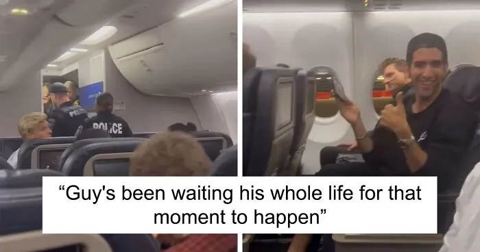 Hilarious Theme Song Accompanies Racist Woman As She’s Removed From Flight