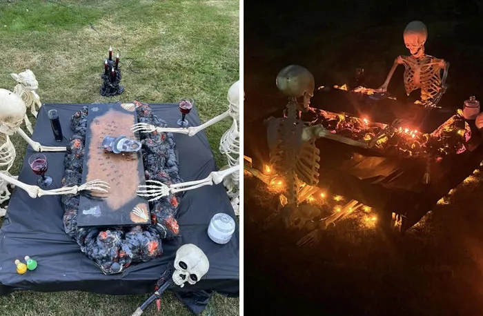 30 Times People Went Above And Beyond When It Came To Decking Out Their Lawn For Halloween