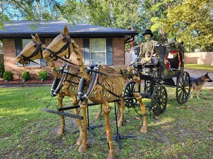 30 Times People Went Above And Beyond When It Came To Decking Out Their Lawn For Halloween