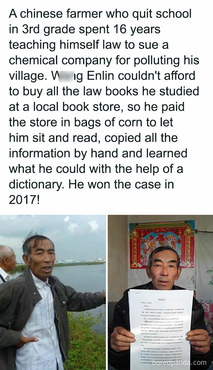 Brave Man Fights His Own Battles