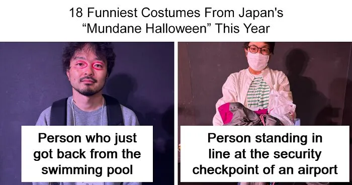 18 Hilarious “Mundane Halloween” Costumes That Capture Everyday Situations In Extreme Detail