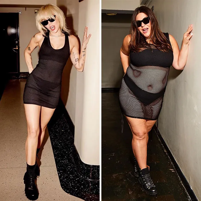Katie Sturino's Recreation Of Miley Cyrus' Look