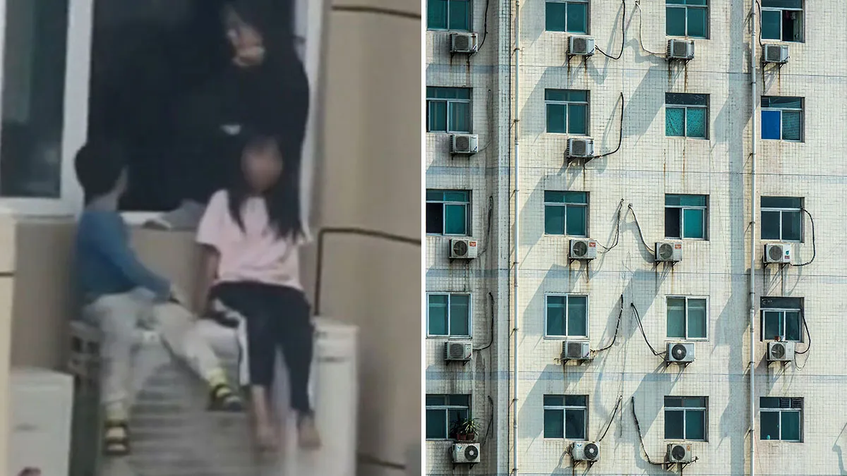 "Insane And Horrible!": Mom Forces Kids To Sit On 23rd-Floor AC Unit During Fight With Husband