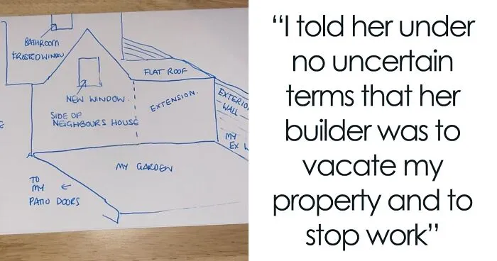 Homeowner Halts Neighbor's House Renovation After They Start Installing A Window Over Their Yard