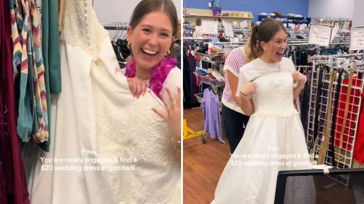 Bride-To-Be Stunned To Find “Perfect” Wedding Dress For $20 At Thrift Store