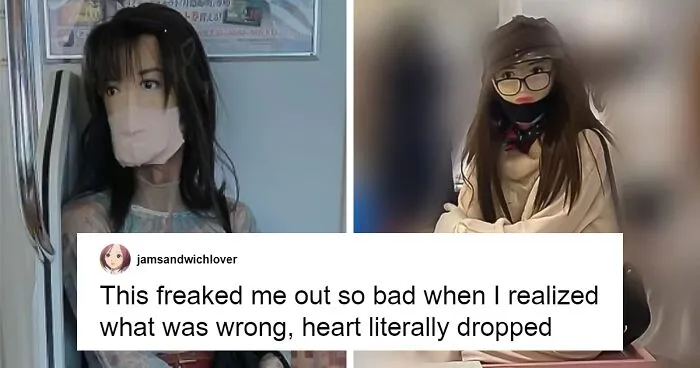 "That's So Scary": Women Terrified By “Tight Men” Dressed In Female Bodysuits, Taking Their Photos