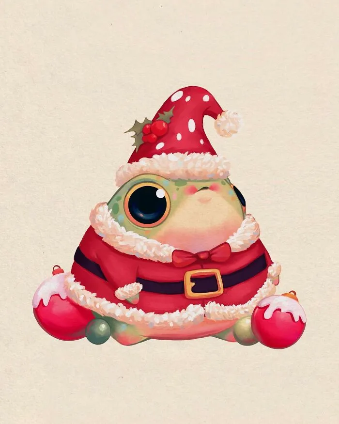 30 Wholesome Frog Illustrations By Lucracia Ray