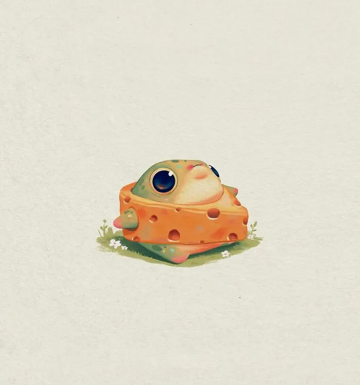 30 Wholesome Frog Illustrations By Lucracia Ray