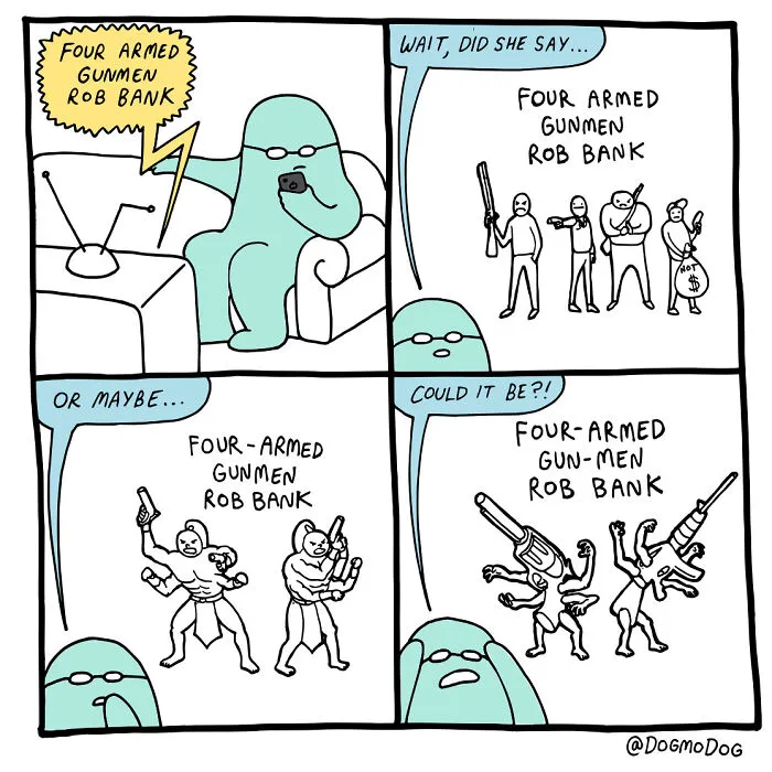 19 Bizarre Comics Infused With Dark Humor And Unexpected Twists By Dogmodog (New Pics)