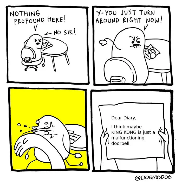 19 Bizarre Comics Infused With Dark Humor And Unexpected Twists By Dogmodog (New Pics)