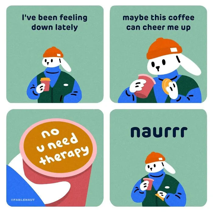 30 Comics By Fablenaut Celebrating The Culture Of Coffee