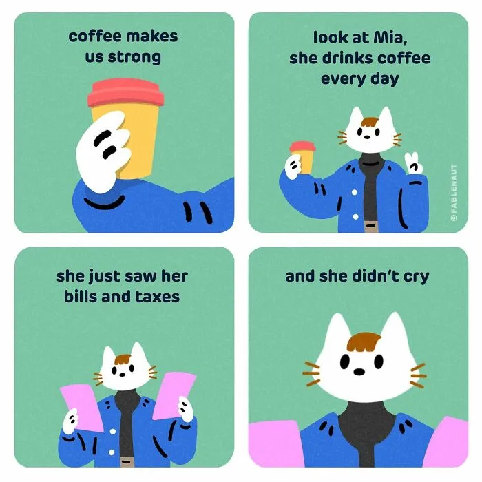30 Comics By Fablenaut Celebrating The Culture Of Coffee