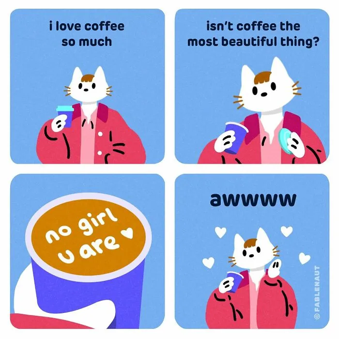 30 Comics By Fablenaut Celebrating The Culture Of Coffee