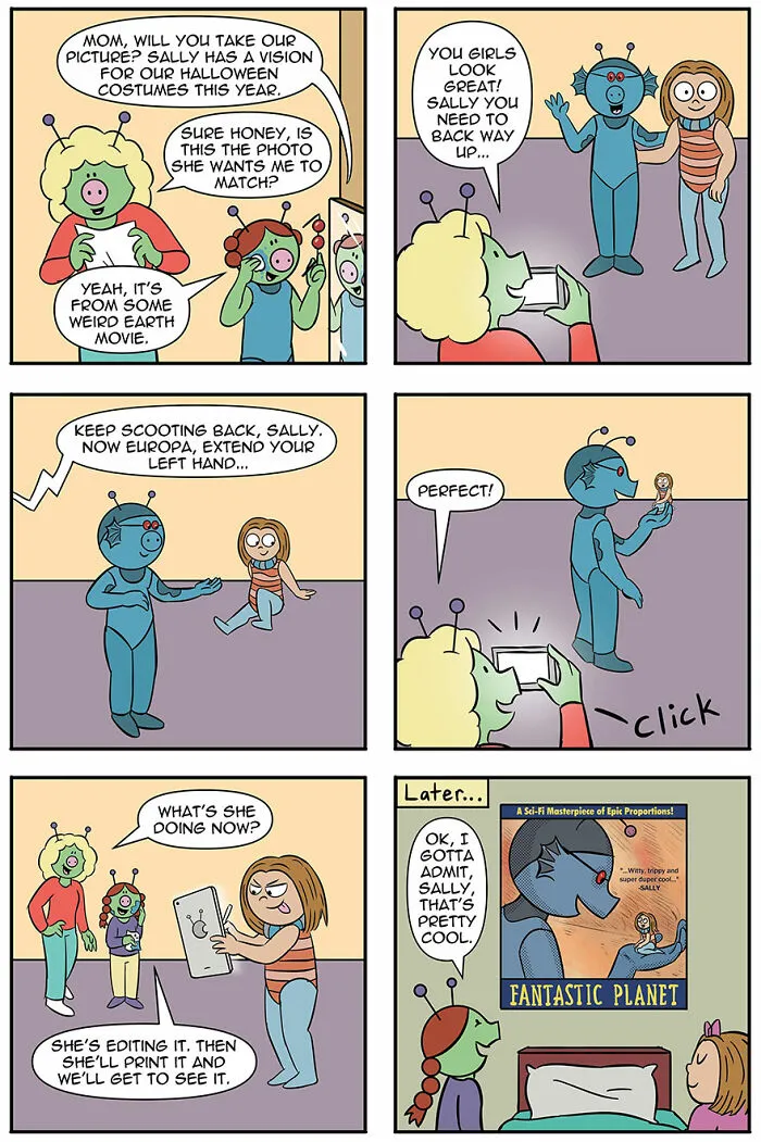 ‘Me, The Family Pet?’ Comic Shows What Life Would Be Like If Aliens Adopted Humans As Pets