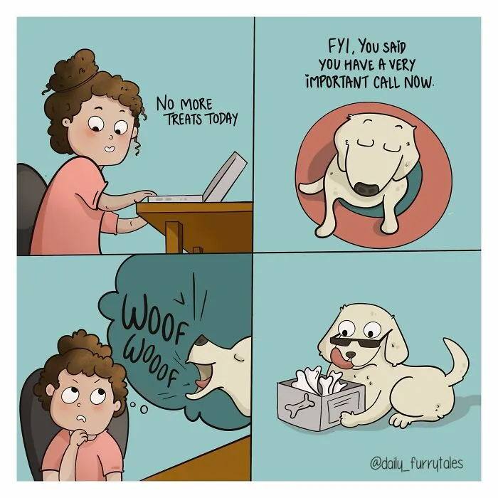 "Daily Furry Tales" Shares 30 New Comics Showing The Everyday Joys Of Living With Dogs