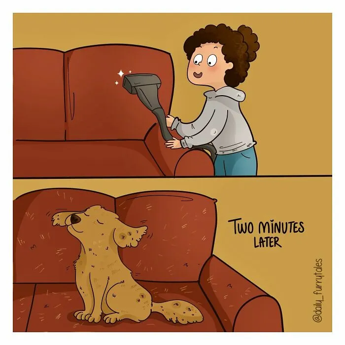 "Daily Furry Tales" Shares 30 New Comics Showing The Everyday Joys Of Living With Dogs
