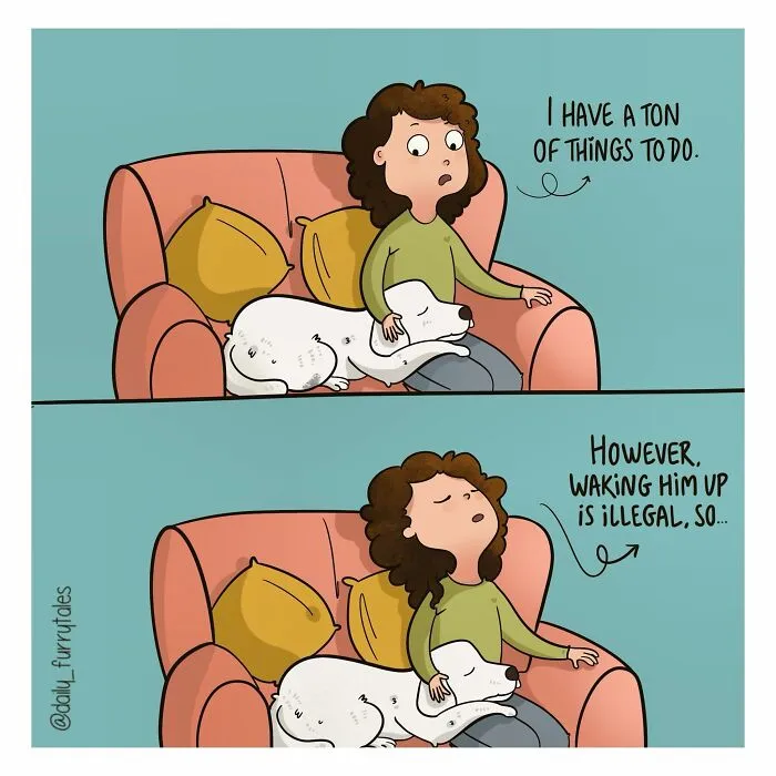"Daily Furry Tales" Shares 30 New Comics Showing The Everyday Joys Of Living With Dogs