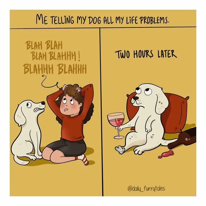 "Daily Furry Tales" Shares 30 New Comics Showing The Everyday Joys Of Living With Dogs