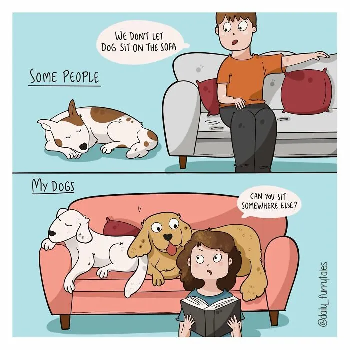 "Daily Furry Tales" Shares 30 New Comics Showing The Everyday Joys Of Living With Dogs