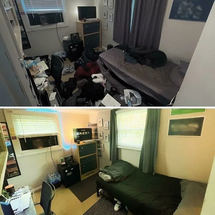 It Made Me Smile Coming Home To A Clean Room Today. Depression Won’t Win