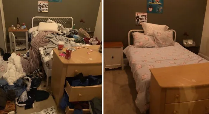 Cleaned My Room For The First Time In 6 Months. Not A Neck Beard, Just A Depressed Teenage Girl. Just As Nasty Though!