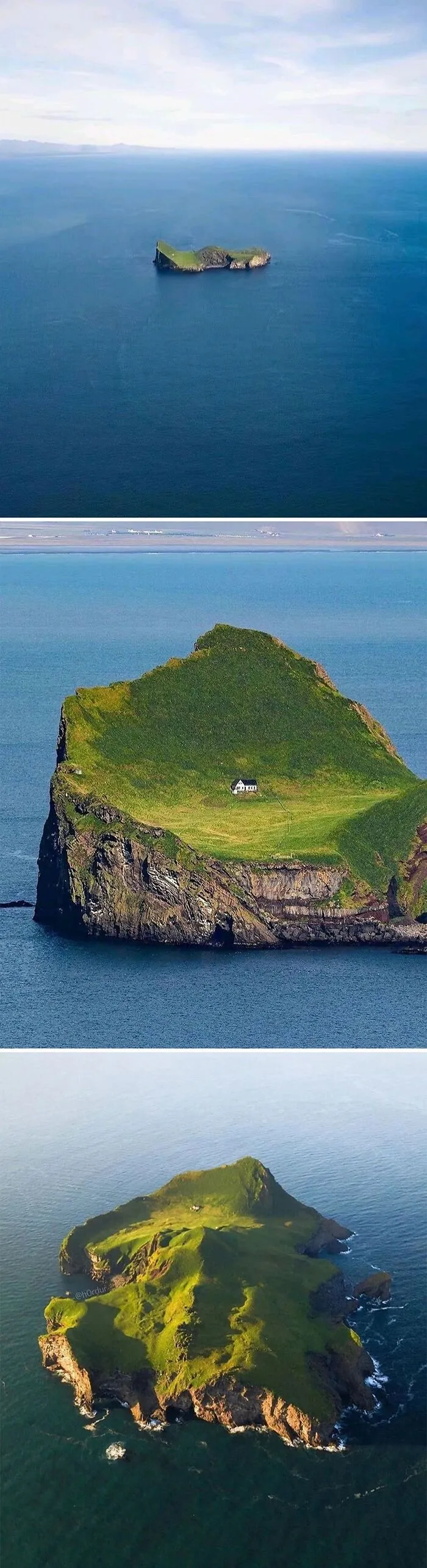 The World’s Loneliest House, Situated On Ellidaey Island, A Remote Island South Of Iceland