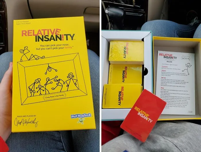 Go Crazy With Family With <a Style="Display:inline;" Href="Https://Www.amazon.com/Relative-Insanity-Party-About-Relatives/Dp/B079997bxy?ie=utf8&th=1&linkcode=ll1&tag=bpferret-20&linkid=04e3a87377f4308cddedcdc6696702f4&language=en_us&ref_=as_li_ss_tl" Target="_blank"><span Style="Font: Inherit; Color: #d74b1f;"> Relative Insanity</Span>, A Party Game Where You Try To Out-Crazy Each Other's Relatives – Who's The Most Insane Of Them All?