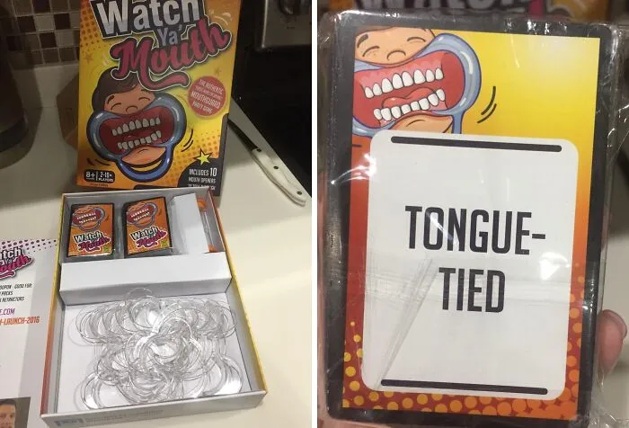 Mouth Off With <a Style="Display:inline;" Href="Https://Www.amazon.com/Watch-Ya-Mouth-Ultimate-Edition/Dp/B07snvnbq4?ie=utf8&th=1&linkcode=ll1&tag=bpferret-20&linkid=f5a04bbc3ed97ba4c6b265a8358d6600&language=en_us&ref_=as_li_ss_tl" Target="_blank"><span Style="Font: Inherit; Color: #d74b1f;"> Watch Ya' Mouth Ultimate Edition</Span>, A Hilarious Party Game Where You Try To Speak Clearly With A Mouthful Of Awkward Obstacles
