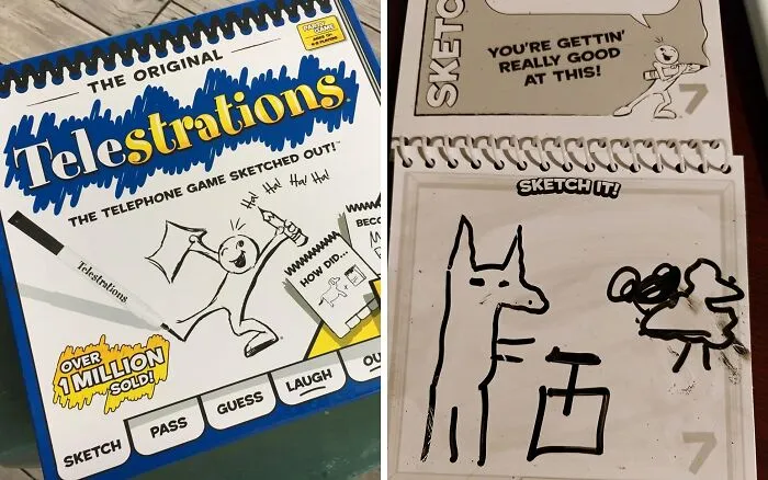 Get Drawn Into Laughter With <a Style="Display:inline;" Href="Https://Www.amazon.com/Usaopoly-Telestrations-Original-Hilarious-Telephone/Dp/B001sn8gf4?ie=utf8&th=1&linkcode=ll1&tag=bpferret-20&linkid=e094f580bfc8c5b71a0793b2d19d7a2f&language=en_us&ref_=as_li_ss_tl" Target="_blank"><span Style="Font: Inherit; Color: #d74b1f;"> Telestrations</Span>, A Hilarious Party Game Where Sketchy Drawings And Weird Words Combine For Side-Splitting Results
