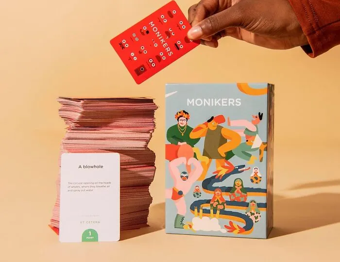 Talk The Talk With <a Style="Display:inline;" Href="Https://Www.amazon.com/Monikers/Dp/B00m07oq1u?ie=utf8&th=1&linkcode=ll1&tag=bpferret-20&linkid=05b3df0b82f6c136884fc56e218fdbf4&language=en_us&ref_=as_li_ss_tl" Target="_blank"><span Style="Font: Inherit; Color: #d74b1f;"> Monikers</Span>, A Party Game Of Guesses And Giggles Where You Try To Name Names – But It's Not As Easy As It Sounds!