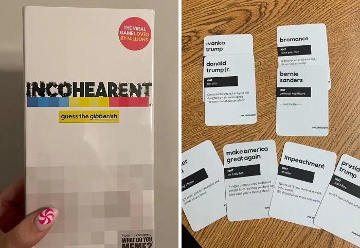 Get Tongue-Tied With <a Style="Display:inline;" Href="Https://Www.amazon.com/Incohearent-Adult-Party-Game-What/Dp/B07qscqmxv?ie=utf8&th=1&linkcode=ll1&tag=bpferret-20&linkid=9929283bcebd8f3b6767ed5193161b53&language=en_us&ref_=as_li_ss_tl" Target="_blank"><span Style="Font: Inherit; Color: #d74b1f;"> Incohearent</Span>, A Laugh-Out-Loud Party Game Where You Try To Guess Phrases From Totally Gibberish Definitions – It's A Linguistic Hot Mess