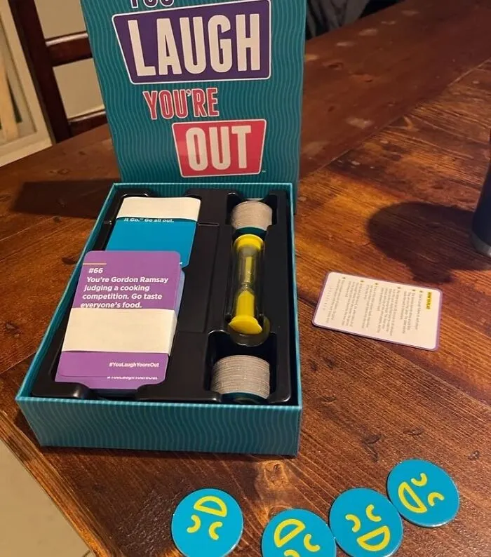 Hold It In With <a Style="Display:inline;" Href="Https://Www.amazon.com/Dss-Games-You-Laugh-Youre/Dp/B0bq5pfmf3?ie=utf8&linkcode=ll1&tag=bpferret-20&linkid=6764a3a3ea45bfb084261202d70c2e7c&language=en_us&ref_=as_li_ss_tl" Target="_blank"><span Style="Font: Inherit; Color: #d74b1f;"> You Laugh You're Out</Span>, A Hilarious Party Game Where Laughing Is Losing – Can You Keep A Straight Face?
