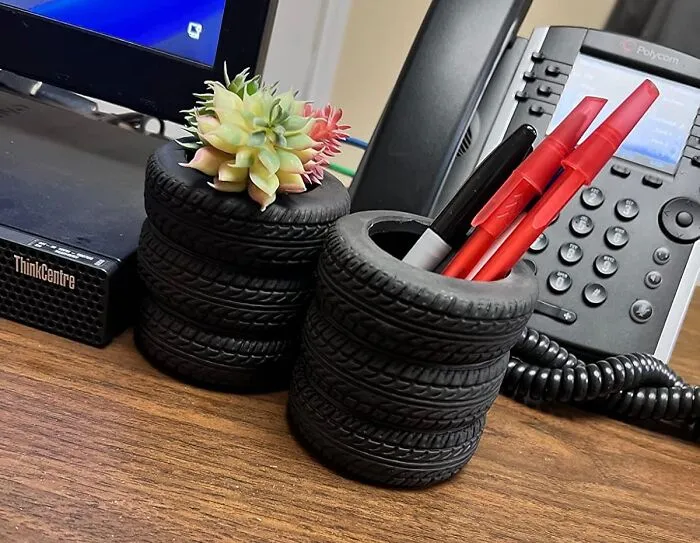 Get A Grip On Your Pens With The <a Style="Display:inline;" Href="Https://Www.amazon.com/Holder-Pencil-Office-Organizer-Accessories/Dp/B07d7tb8fj?ie=utf8&linkcode=ll1&tag=bpmelon-20&linkid=4e21c94c92c623af7abfad34db92de4c&language=en_us&ref_=as_li_ss_tl" Target="_blank"><a Style="Display:inline;" Href="Https://Www.amazon.com/Holder-Pencil-Office-Organizer-Accessories/Dp/B07d7tb8fj?ie=utf8&linkcode=ll1&tag=bpmelon-20&linkid=4e21c94c92c623af7abfad34db92de4c&language=en_us&ref_=as_li_ss_tl" Target="_blank"><span Style="Font: Inherit; Color: #d74b1f;"> Tire Stack Pen Holder</Span>, A Wheel-Y Fun Way To Keep Your Writing Utensils In Check 