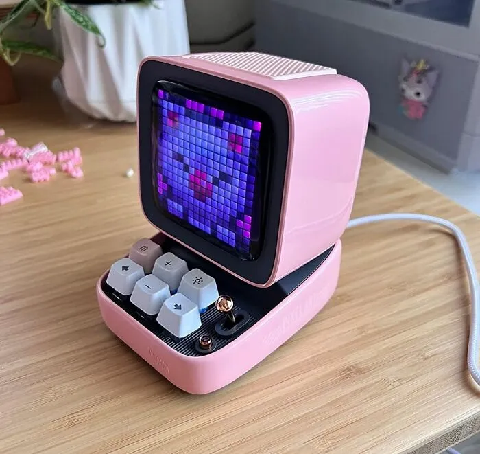 Level Up Your Music Game With The <a Style="Display:inline;" Href="Https://Www.amazon.com/Divoom-Portable-Bluetooth-Speaker-Controlled/Dp/B07ywwpv7l?ie=utf8&th=1&linkcode=ll1&tag=bpmelon-20&linkid=51d7d530b6e3dad679b20be53b132812&language=en_us&ref_=as_li_ss_tl" Target="_blank"><span Style="Font: Inherit; Color: #d74b1f;"> Pixel Art Bluetooth Speaker</Span>, A Retro- Rad Way To Blast Your Tunes