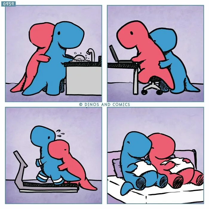 New “Dinosaur Couch” Comics Exploring Complex Emotions And Mental Health