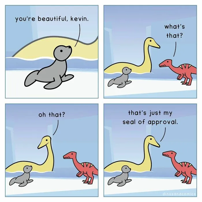 30 New “Dinosaur Couch” Comics Exploring Complex Emotions And Mental Health