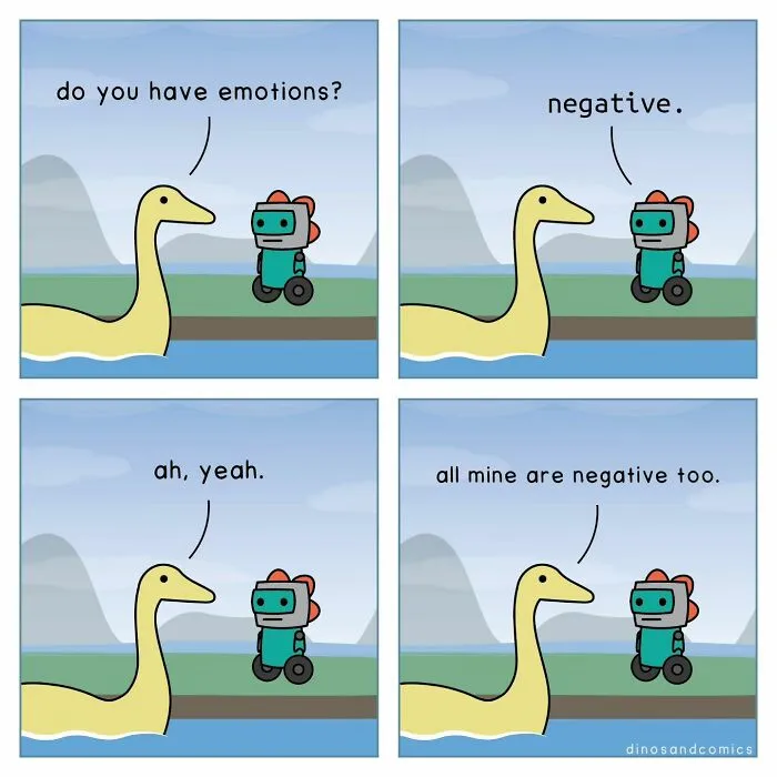30 New “Dinosaur Couch” Comics Exploring Complex Emotions And Mental Health