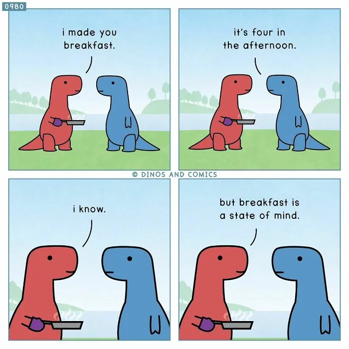 30 New “Dinosaur Couch” Comics Exploring Complex Emotions And Mental Health