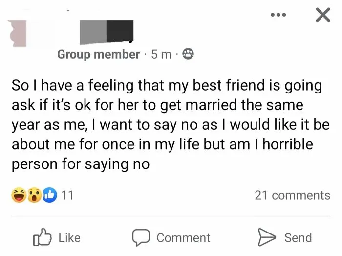 This Literally Just Happened - "I Want My Own Wedding Year"