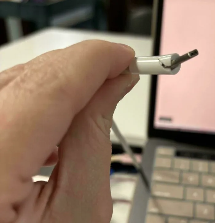 I Let My Colleague Borrow My Laptop Charger For A Meeting. This Is How He Returned It