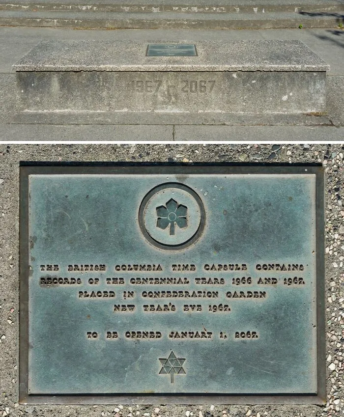 The British Columbia Time Capsule Is A Time Capsule In Victoria, British Columbia, Containing Records From 1966–1967